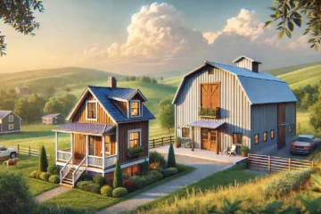 Tiny Homes and 3BR 2BA Barndominiums